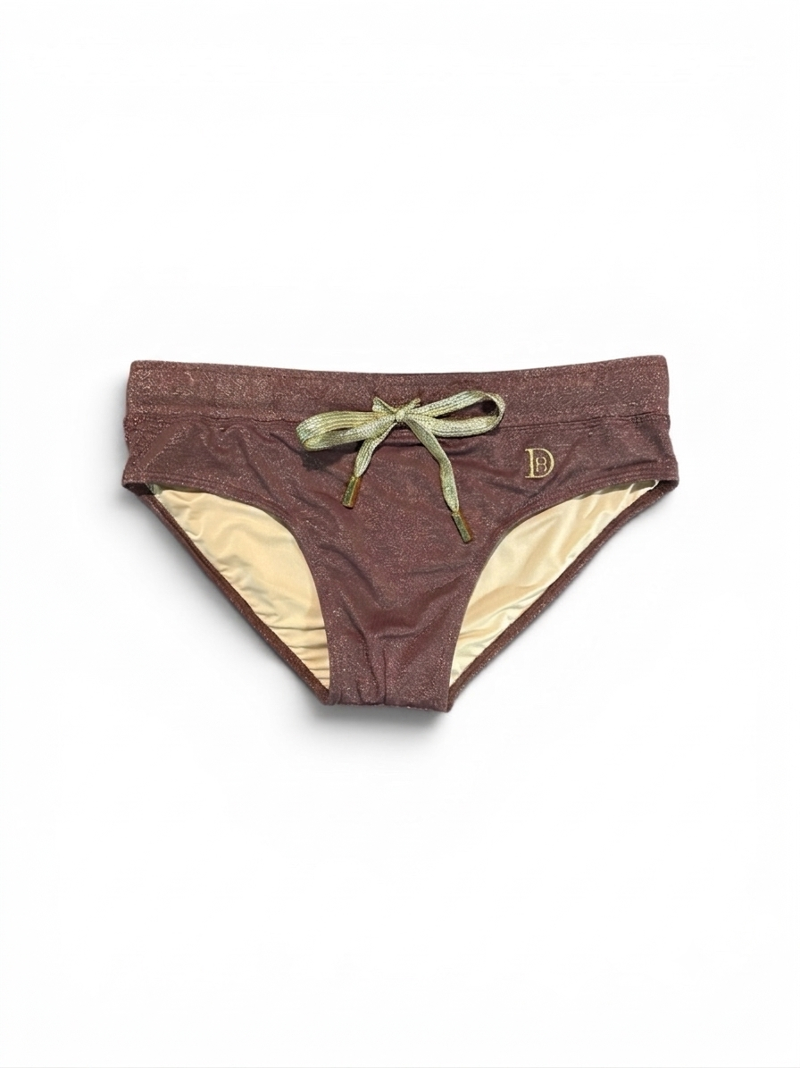 Deseo Bikini Brief - Brown Radiance